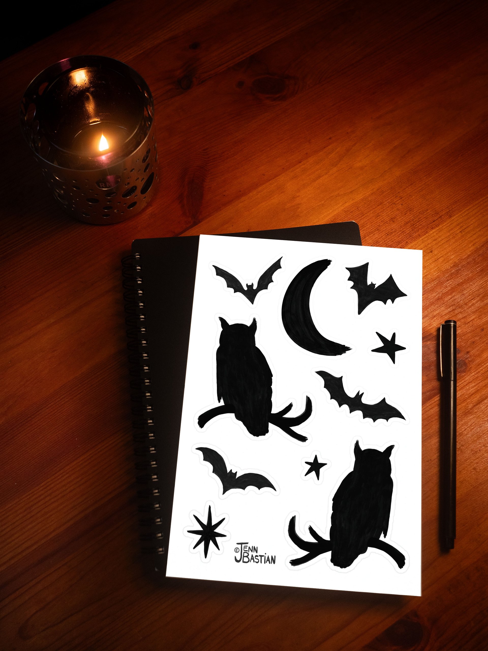 STICKER SHEET - SPOOKY SKY product image (2)