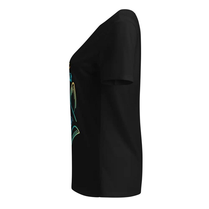 Kit Fam Fitted Fox V-Neck Tee product image (14)