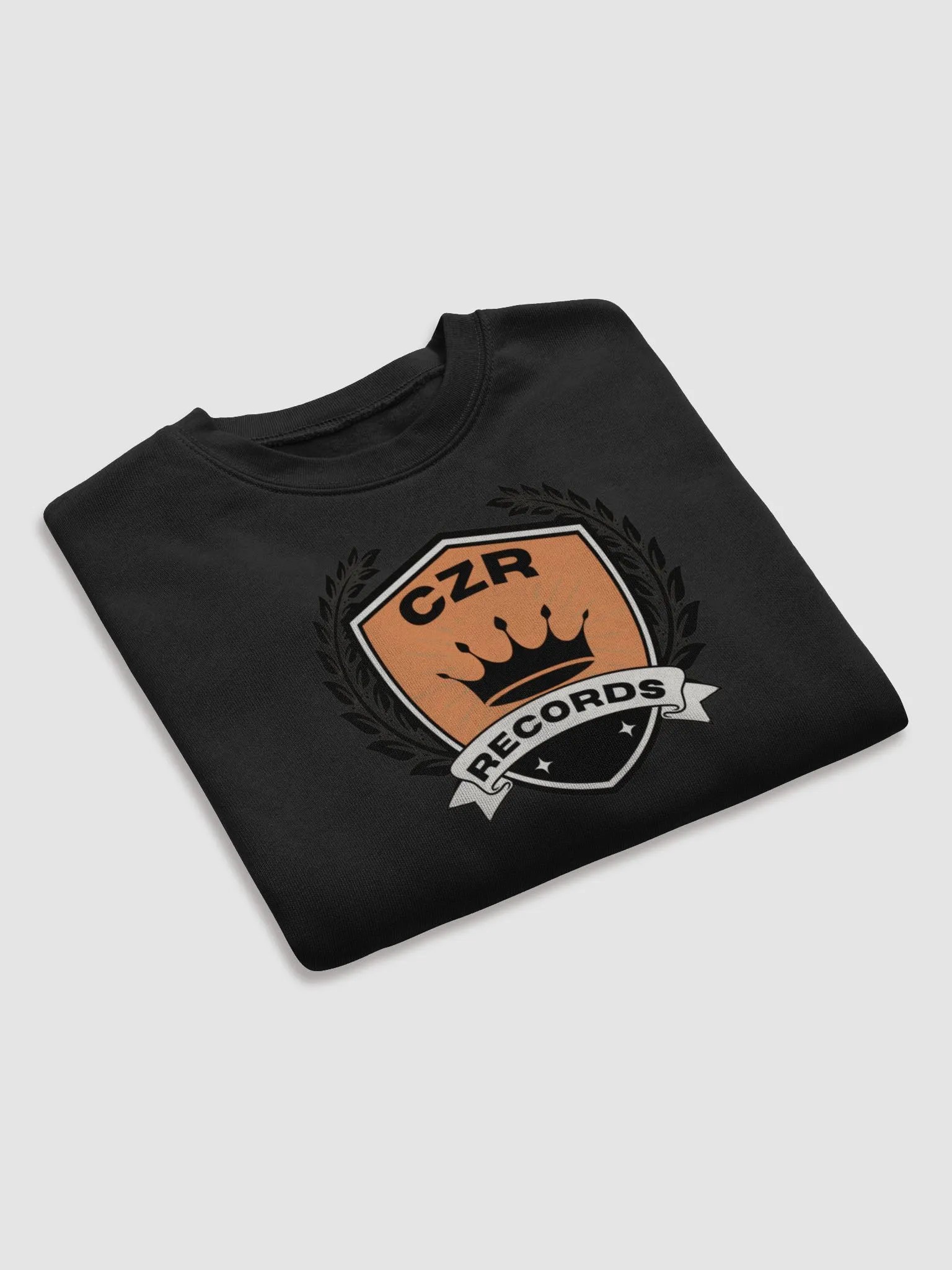 Women's HD Crest Orange Crop Sweater product image (8)