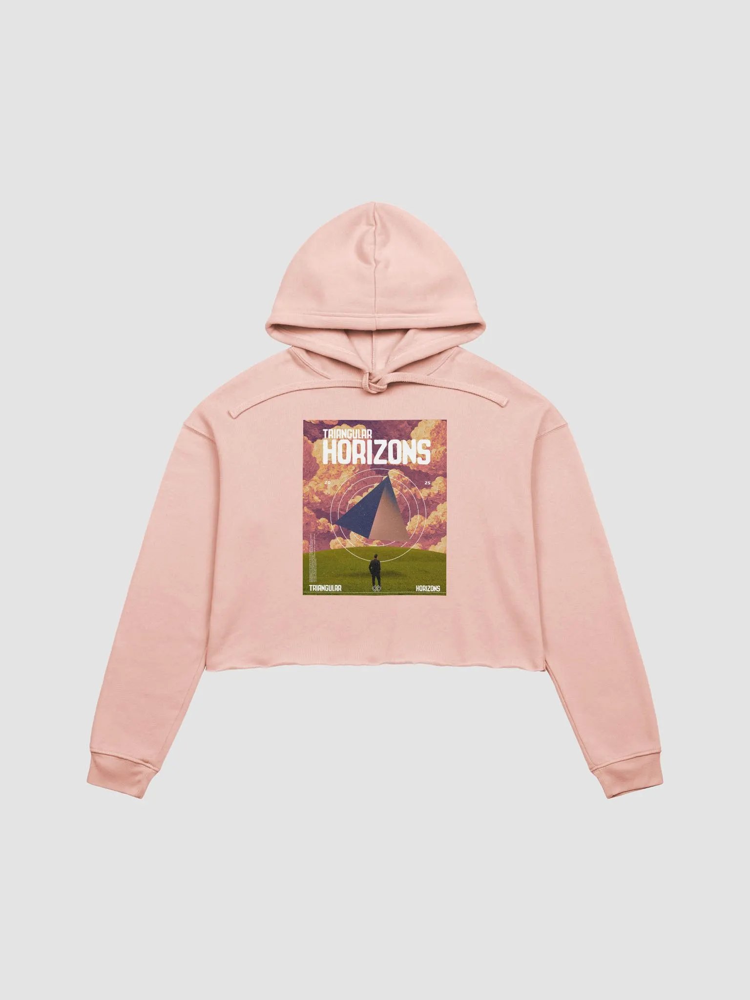 Triangular Horizons Crop Hoodie product image (3)