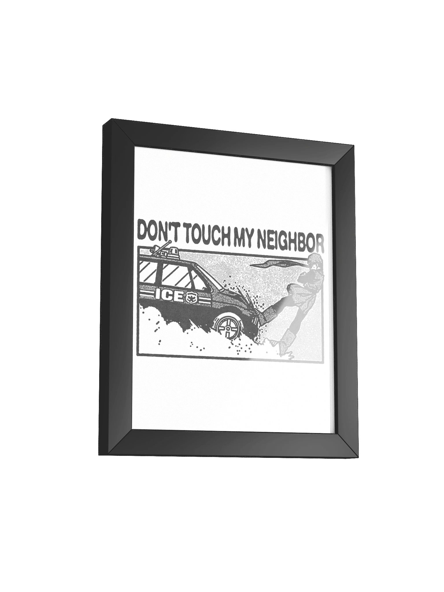 DON'T TOUCH ! Framed Print. product image (2)