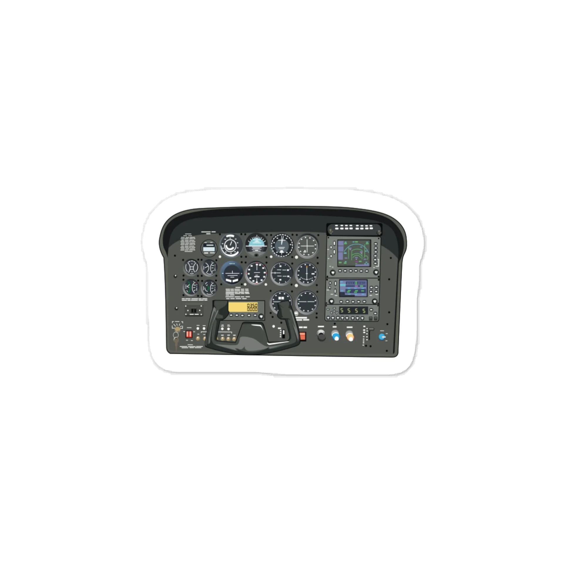 6 Pack Cockpit Sticker product image (2)