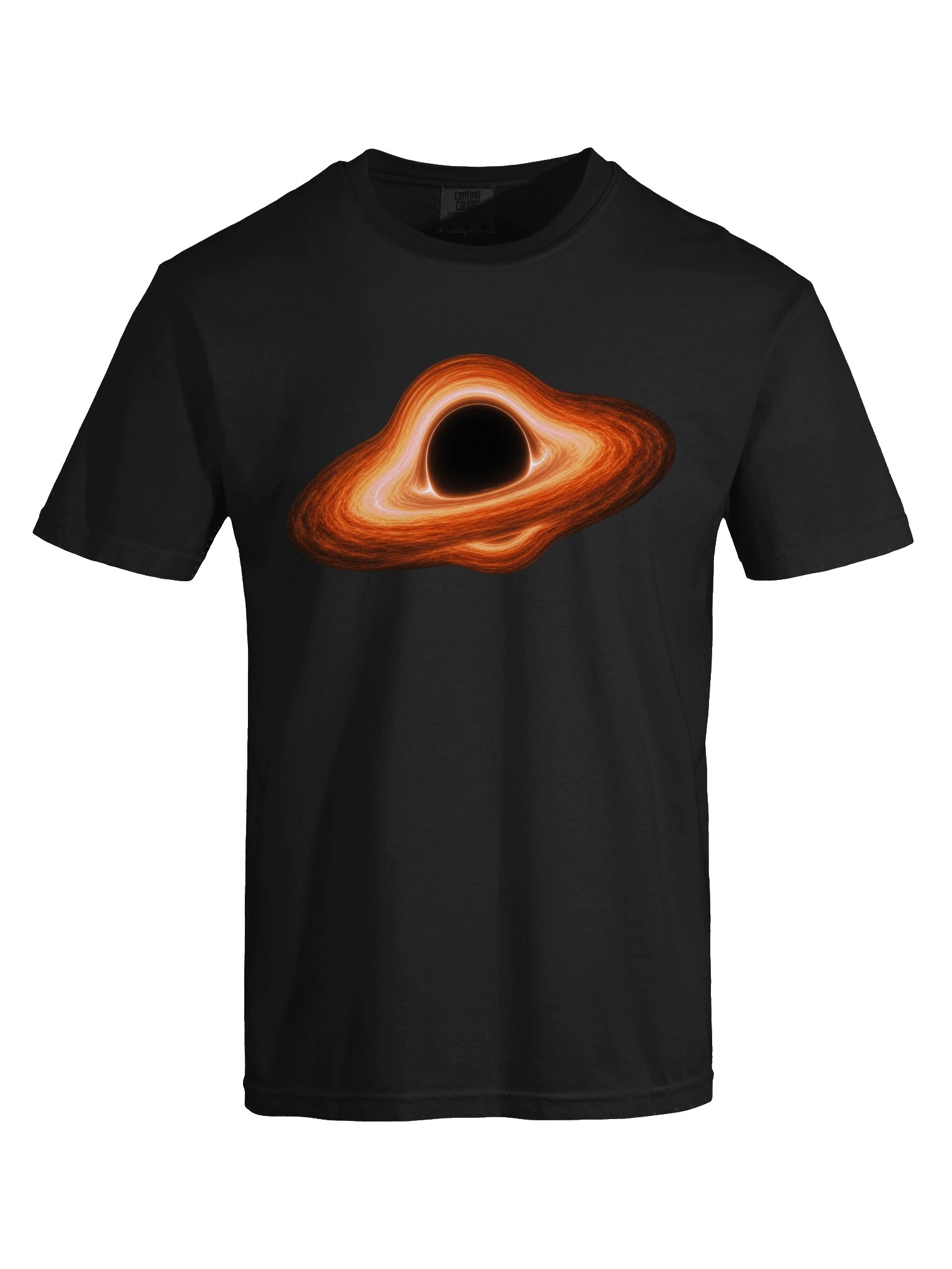 Realistic Black Hole Heavyweight Tee product image (5)