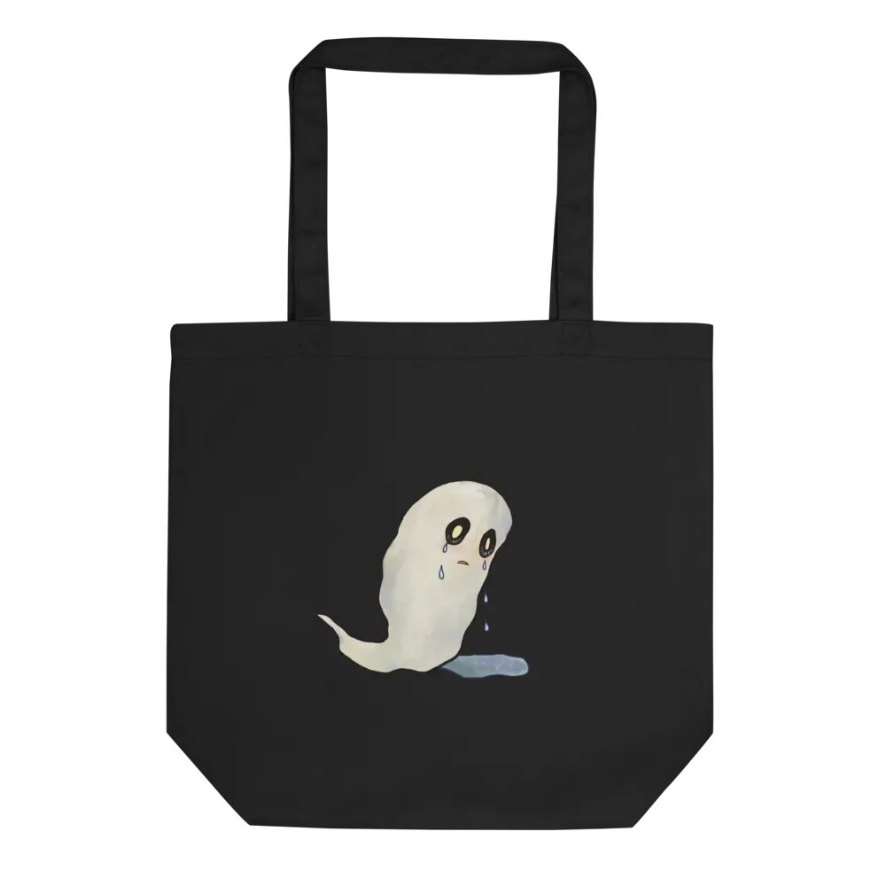 sad ghost eco bag product image (1)