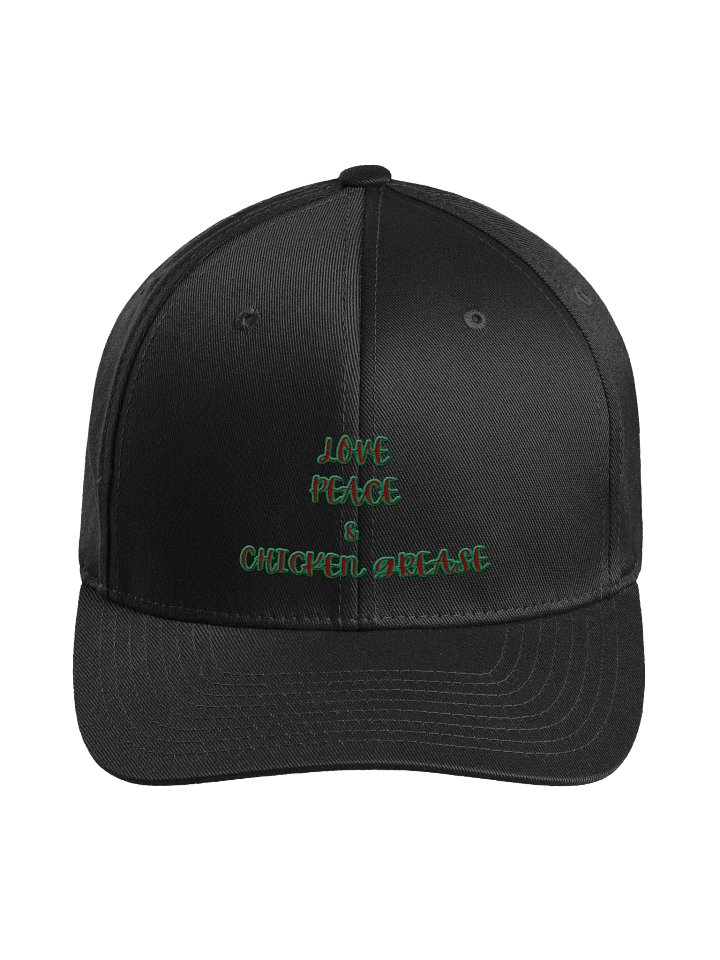 Love Peace & Chicken Grease Fitted Cap product image (1)