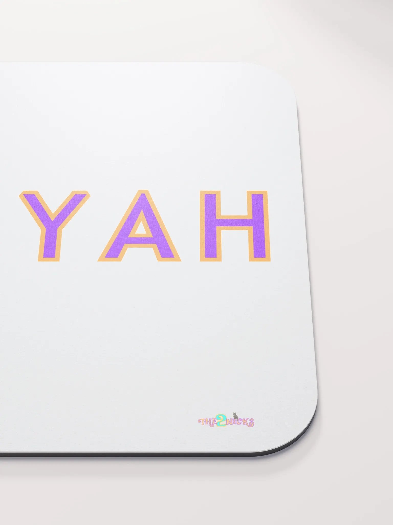 Hooyah Classic Mouse Pad (White) product image (5)