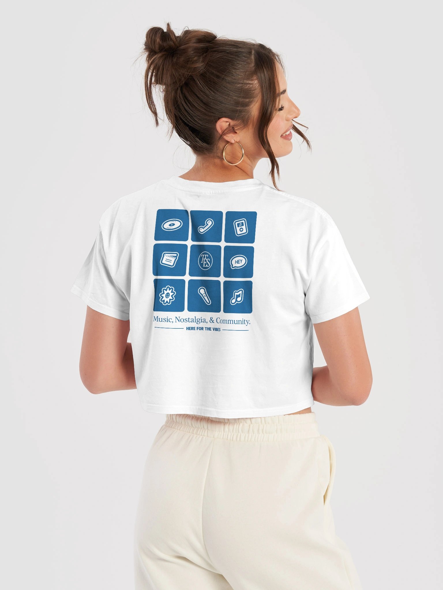 Media Icons Crop Top product image (6)