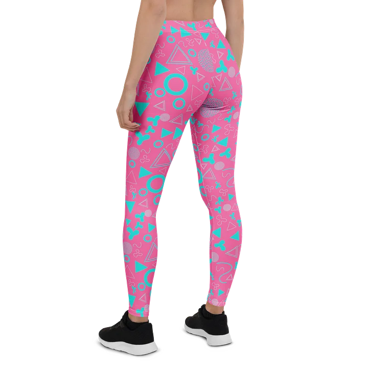 Fashion-Forward Vibrant Geometry Leggings for Daily Wear product image (2)