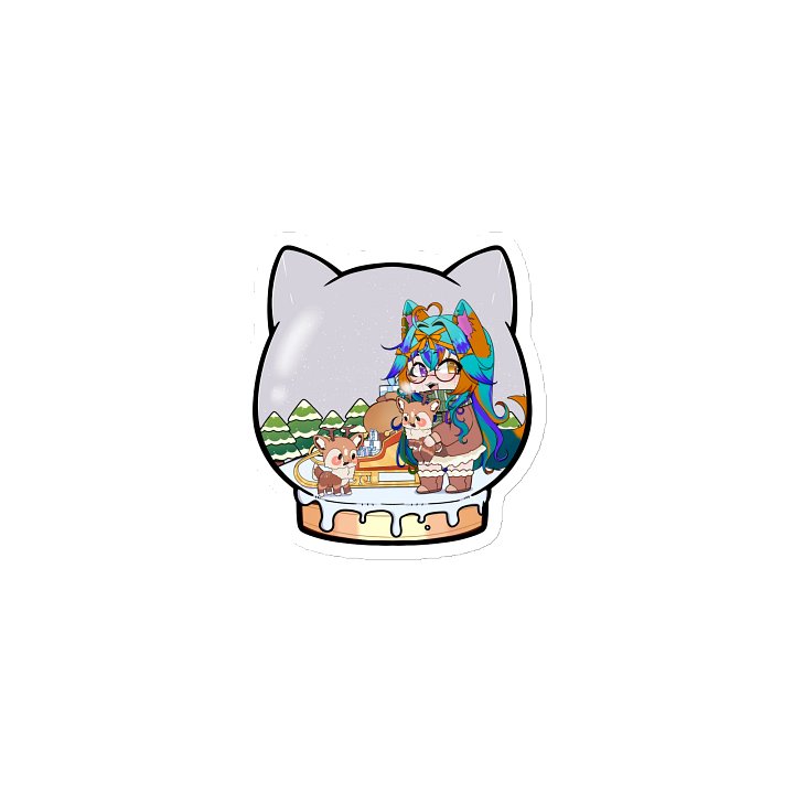 Zombii Snowglobe Sticker product image (1)