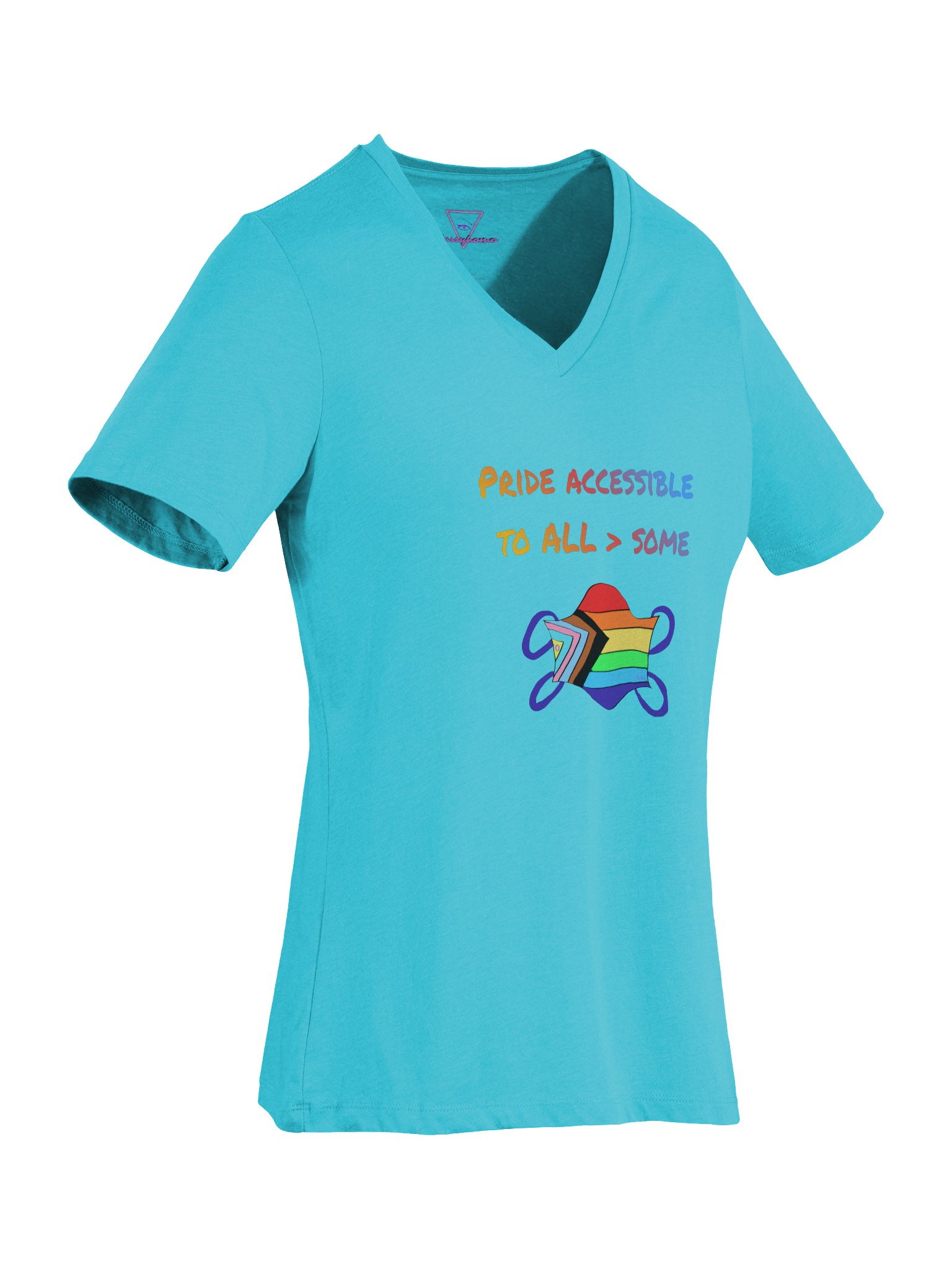 Pride Accessible to All > Some neck tee product image (53)