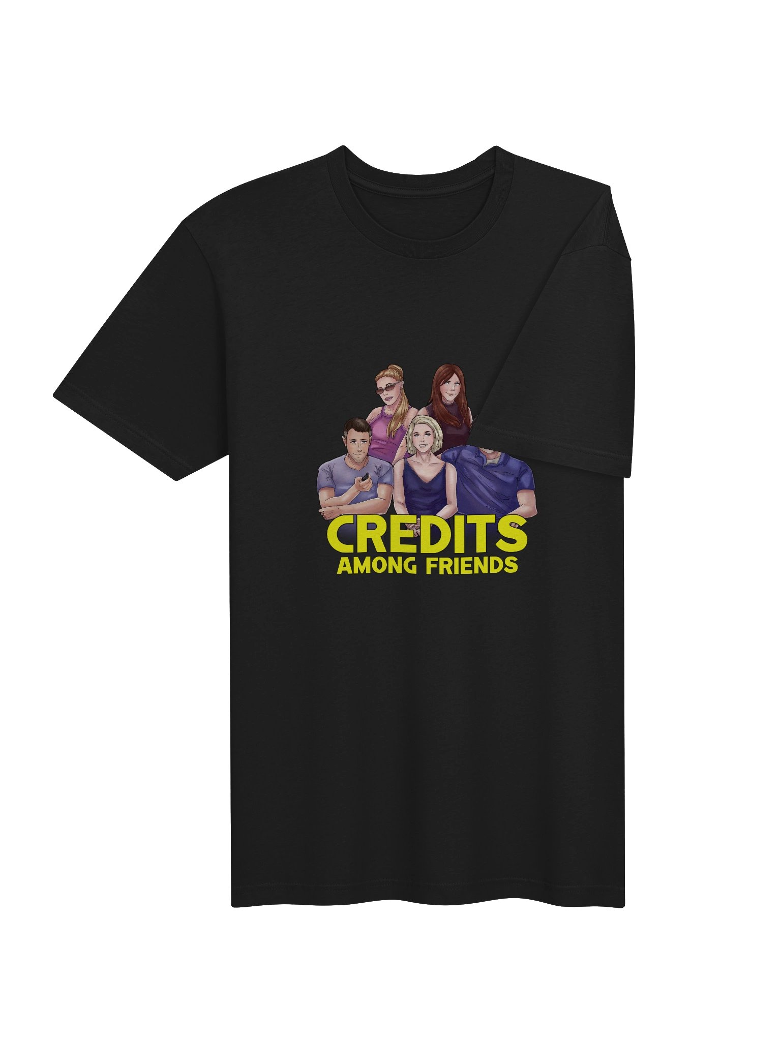 Credits Among Friends - T-Shirt (Movie Night Edition) product image (4)