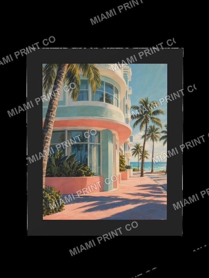 South Beach | Framed Art Print product image (1)