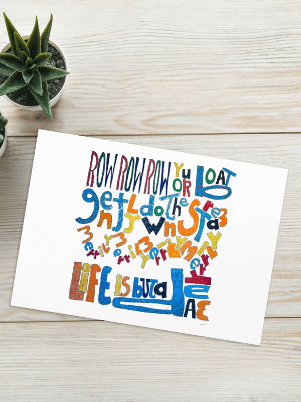 Row Row Row Your Boat Greeting Card product image (1)