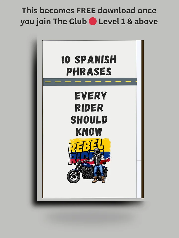 📕 10 Spanish Phrases Riders Should Know product image (2)