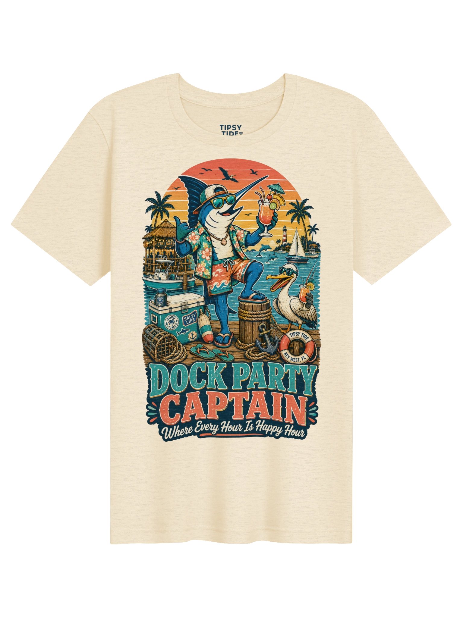 Dock Party Captain Tee product image (1)