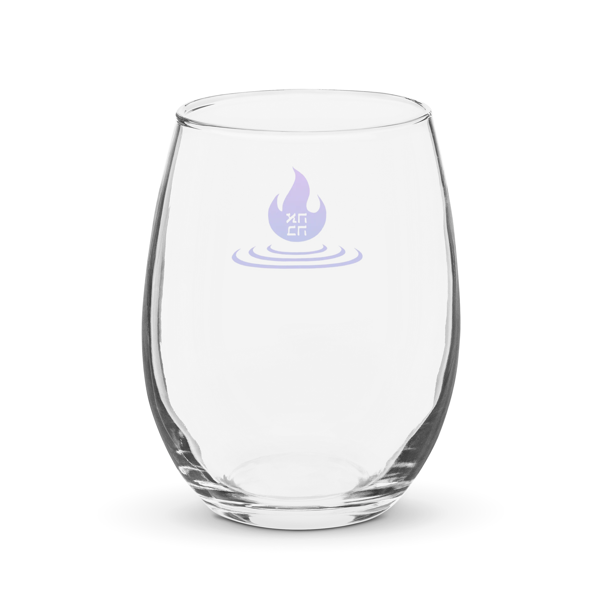 AHAVAH Rippling Flame Logo - Classy Glass – אהבה product image (2)