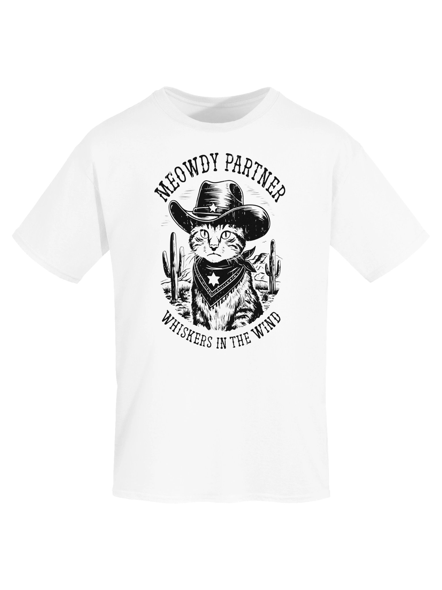 Meaowdy Cowboy Cat T-Shirt product image (5)