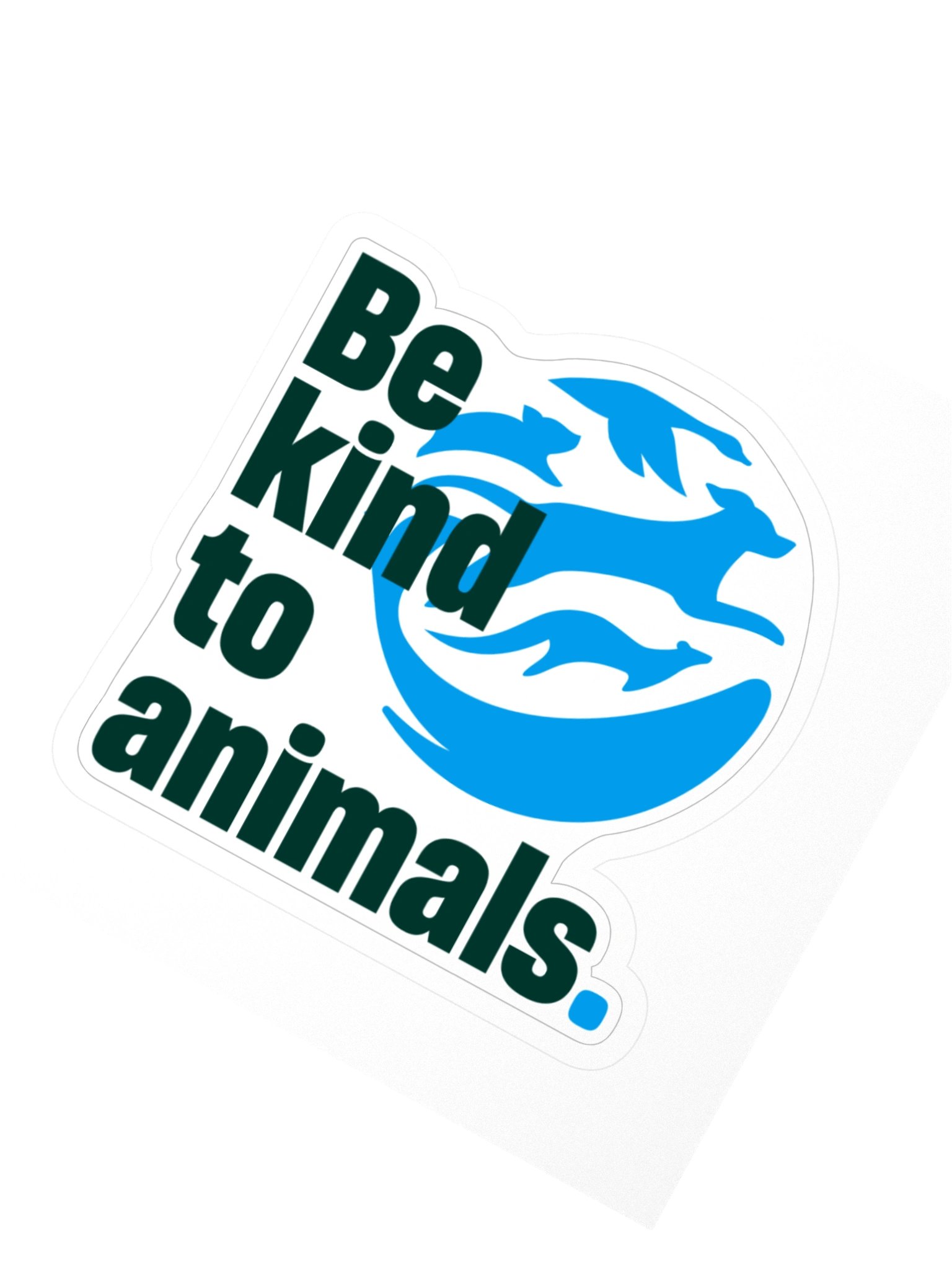 Be kind to animals - Sticker product image (3)