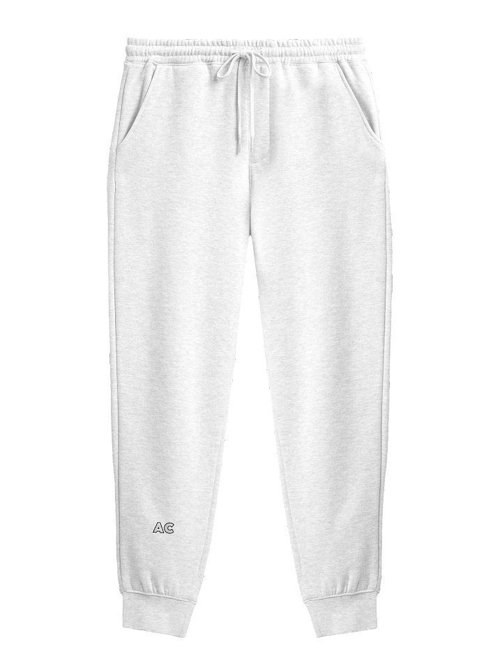 AC Essential Slim Joggers Logo White product image (1)