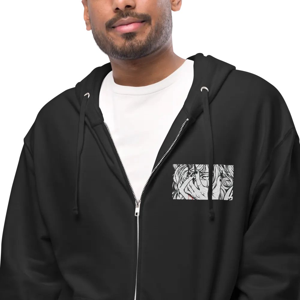 Stained Zip-Up Hoodie product image (5)