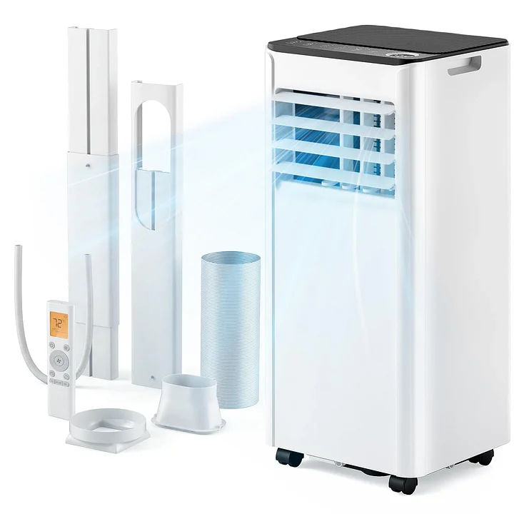 9000 BTU Portable Air Conditioner with Dehumidifier, Sleep Mode & Remote Control product image (1)