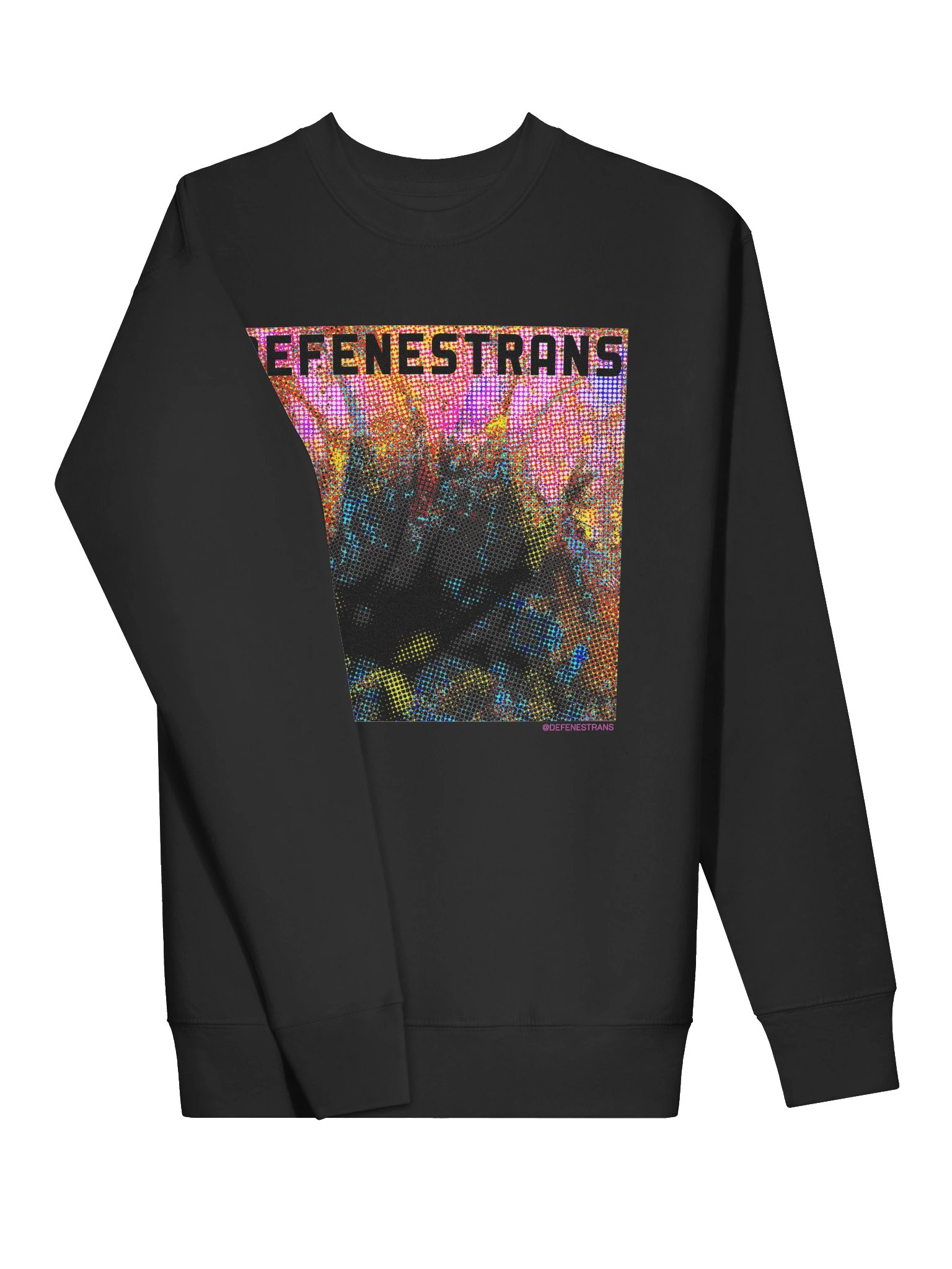 Defenestrans "glow" logo sweatshirt product image (11)