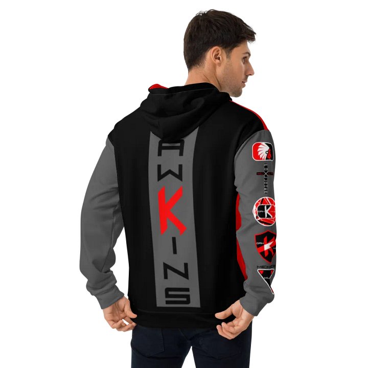 Dawkins Gray Stripe Hoodie 2 product image (2)
