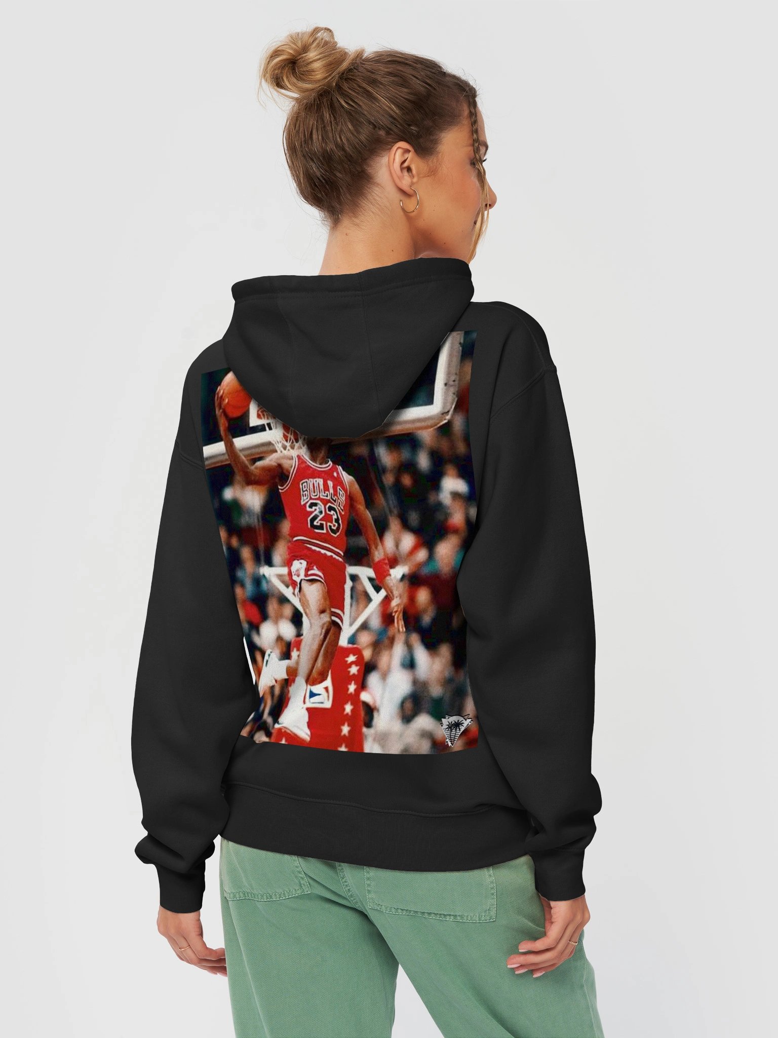90s VINTAGE RETRO AIR JORDAN DUNK CONTEST HOODIE product image (41)
