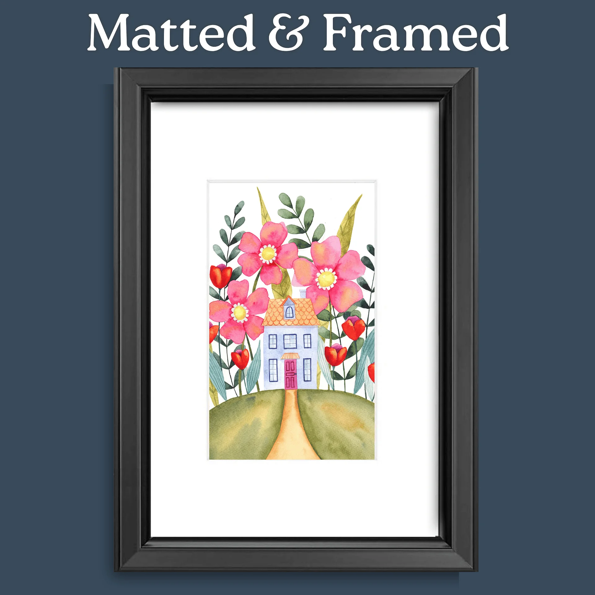 Floral Watercolor Print - Blue in Bloom - The BloomHouse Collection product image (12)