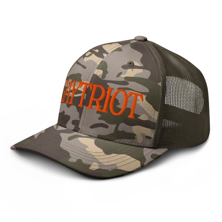 Gaytriot Camo Trucker Hat product image (2)