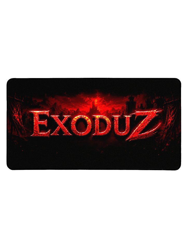 EXODUZ Fiery Fantasy Desk Mat - 15.5" x 31.5" product image (1)