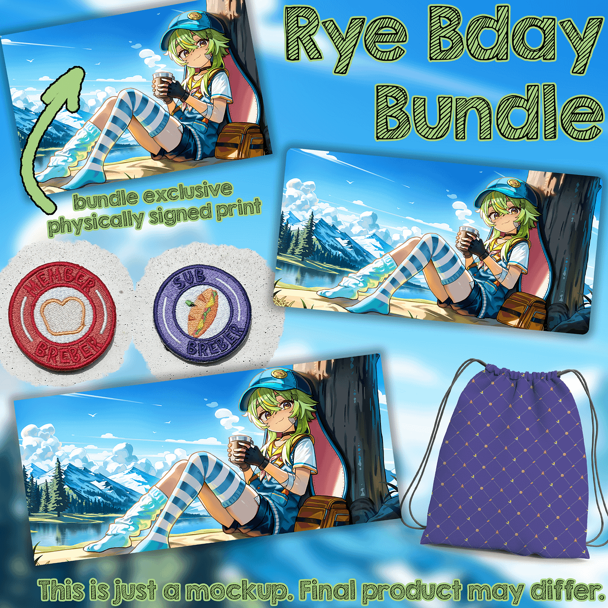 Raychiel Merch Rye Bday Drop | RaechitMerch