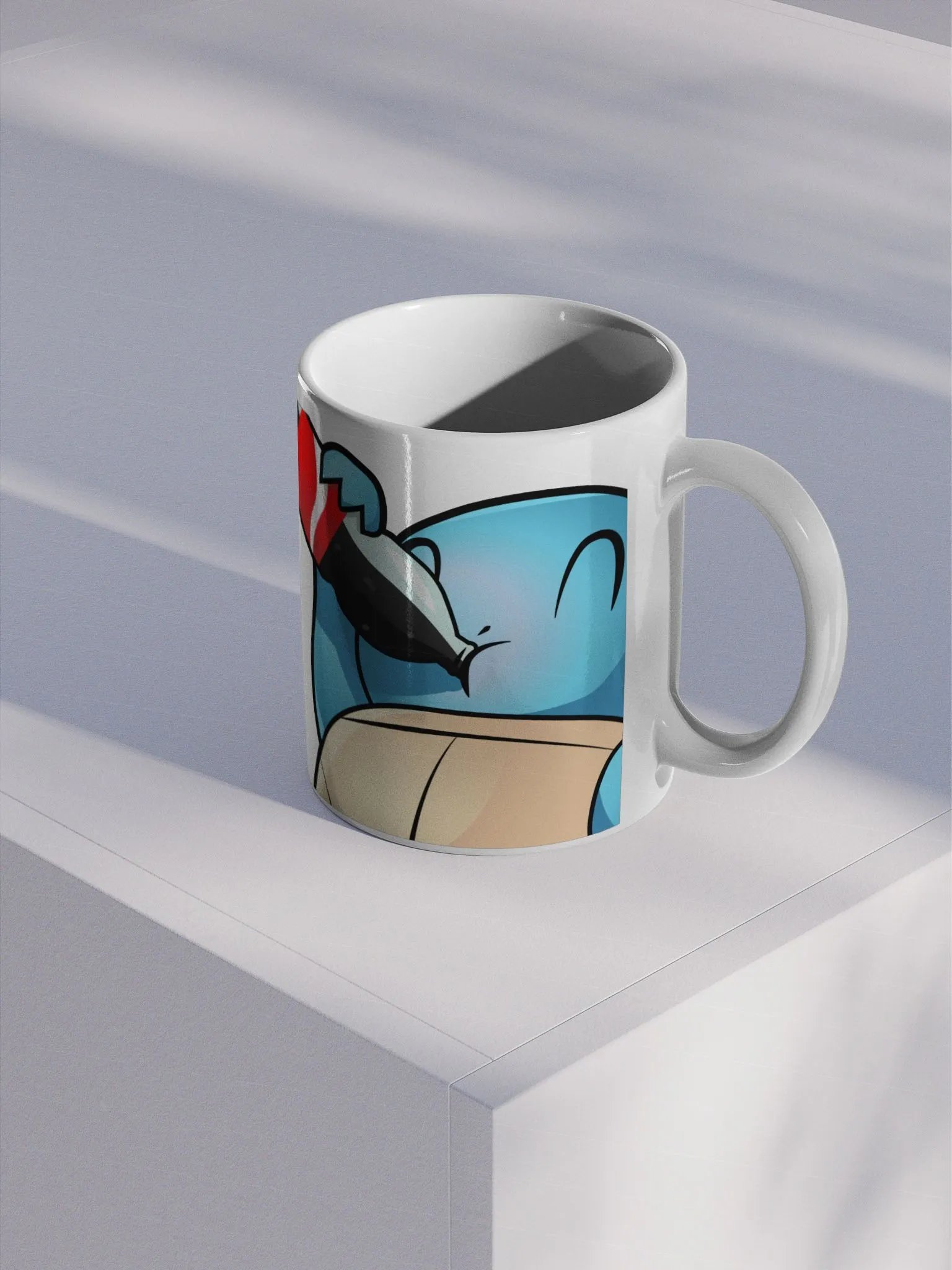 [AECORONA10] White glossy mug 2 product image (1)