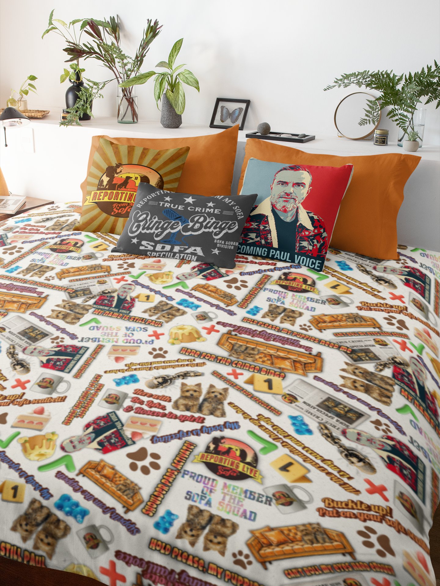 Sofa Squad Paulisms Seamless Pattern Blanket product image (1)