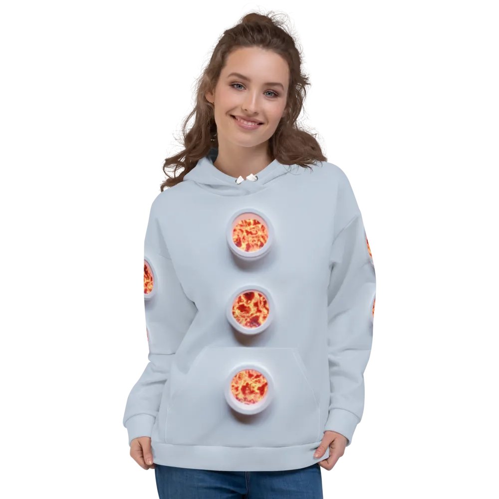 Energy of 3D Magma (unisex hoodie) product image (3)