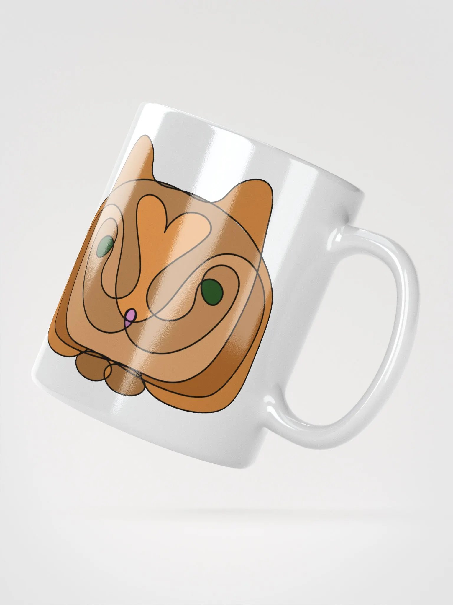 Whiskered Serenity Mug product image (2)