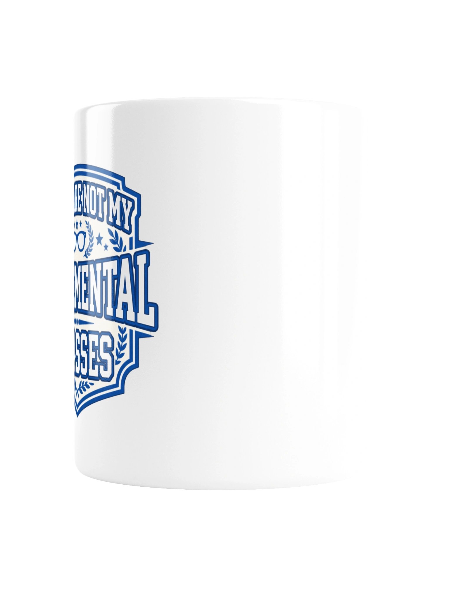 Not My Judgemental Glasses - Varsity Mug product image (4)