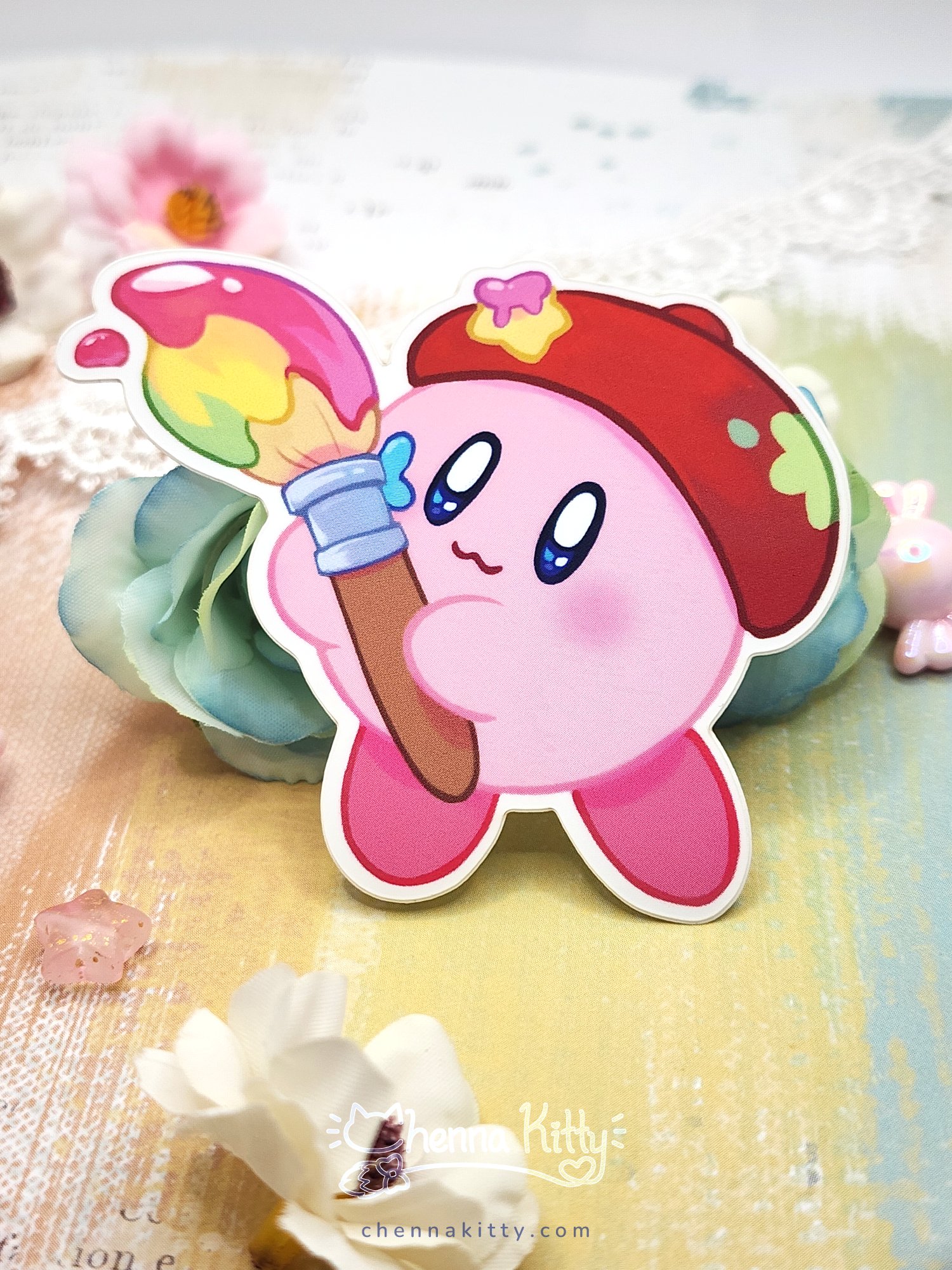 Painter Puffball Vinyl Sticker product image (2)