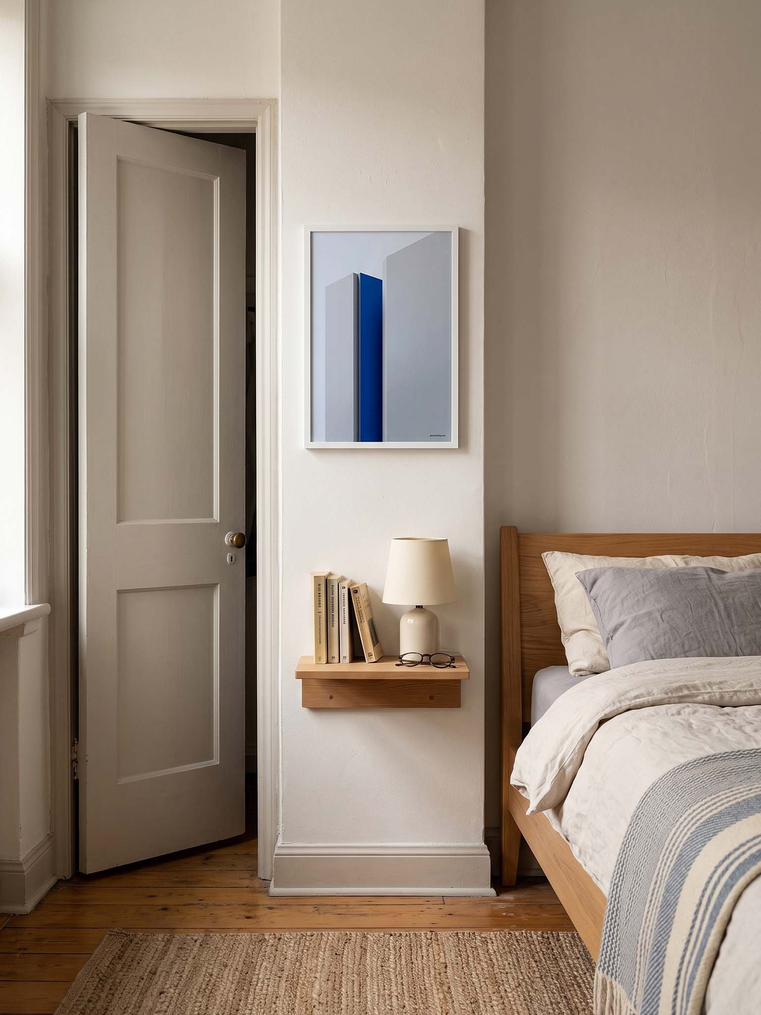 Cobalt Interval - Minimalist Architectural Wall Art product image (49)