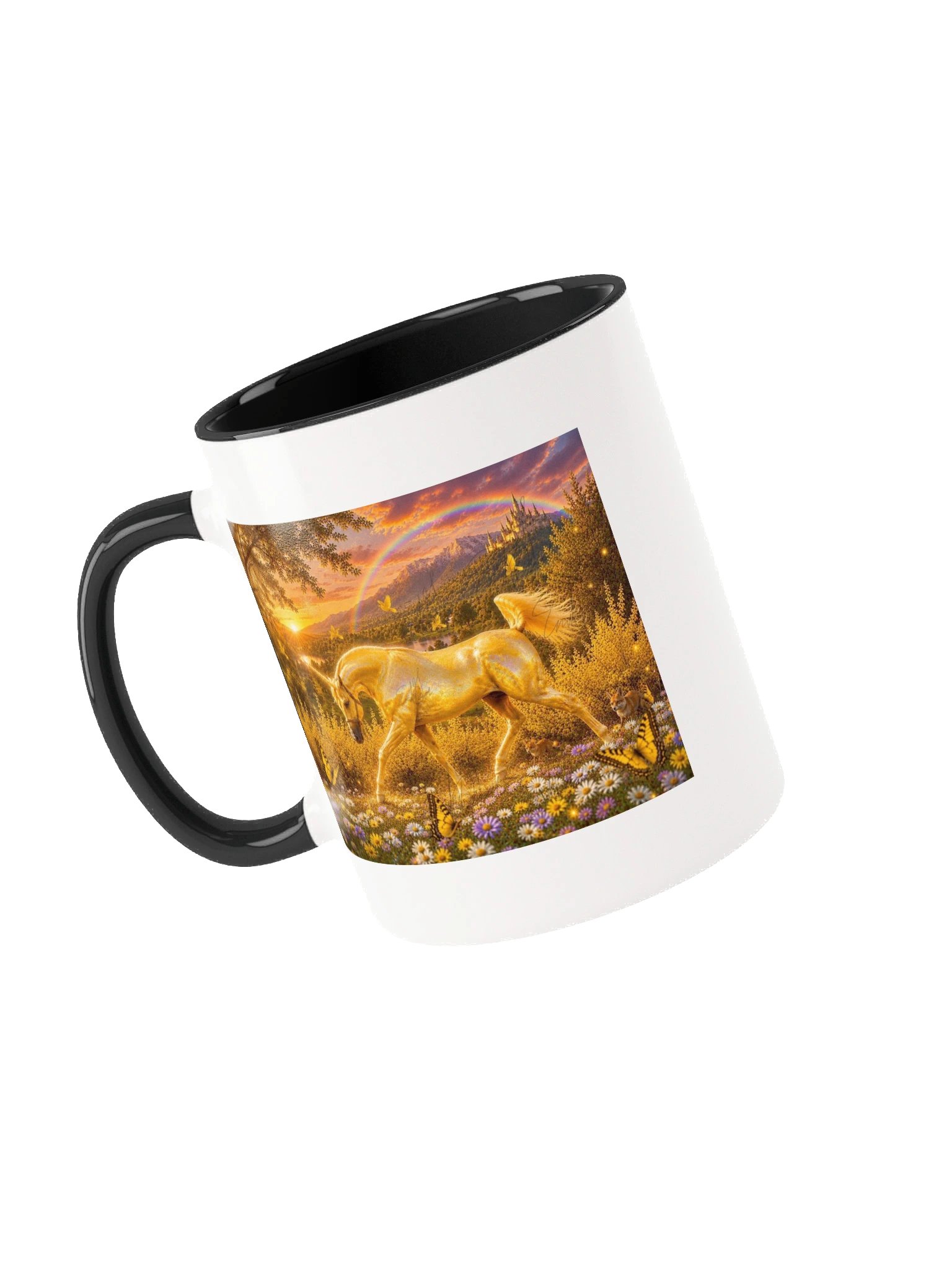 EdibleloveWearableShoppe Golden Unicorn Ceramic Mug product image (36)