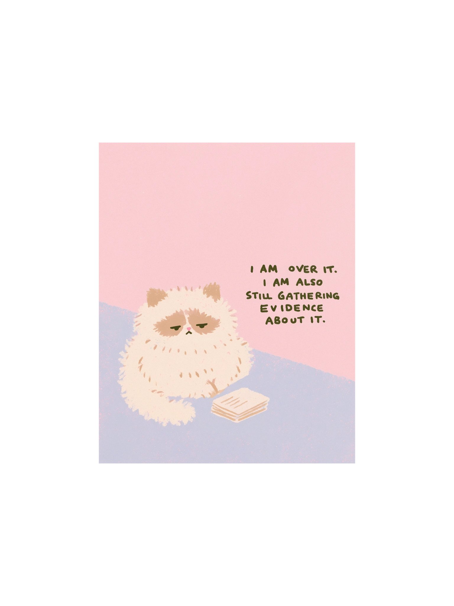 I’m Over It Cat Poster product image (4)