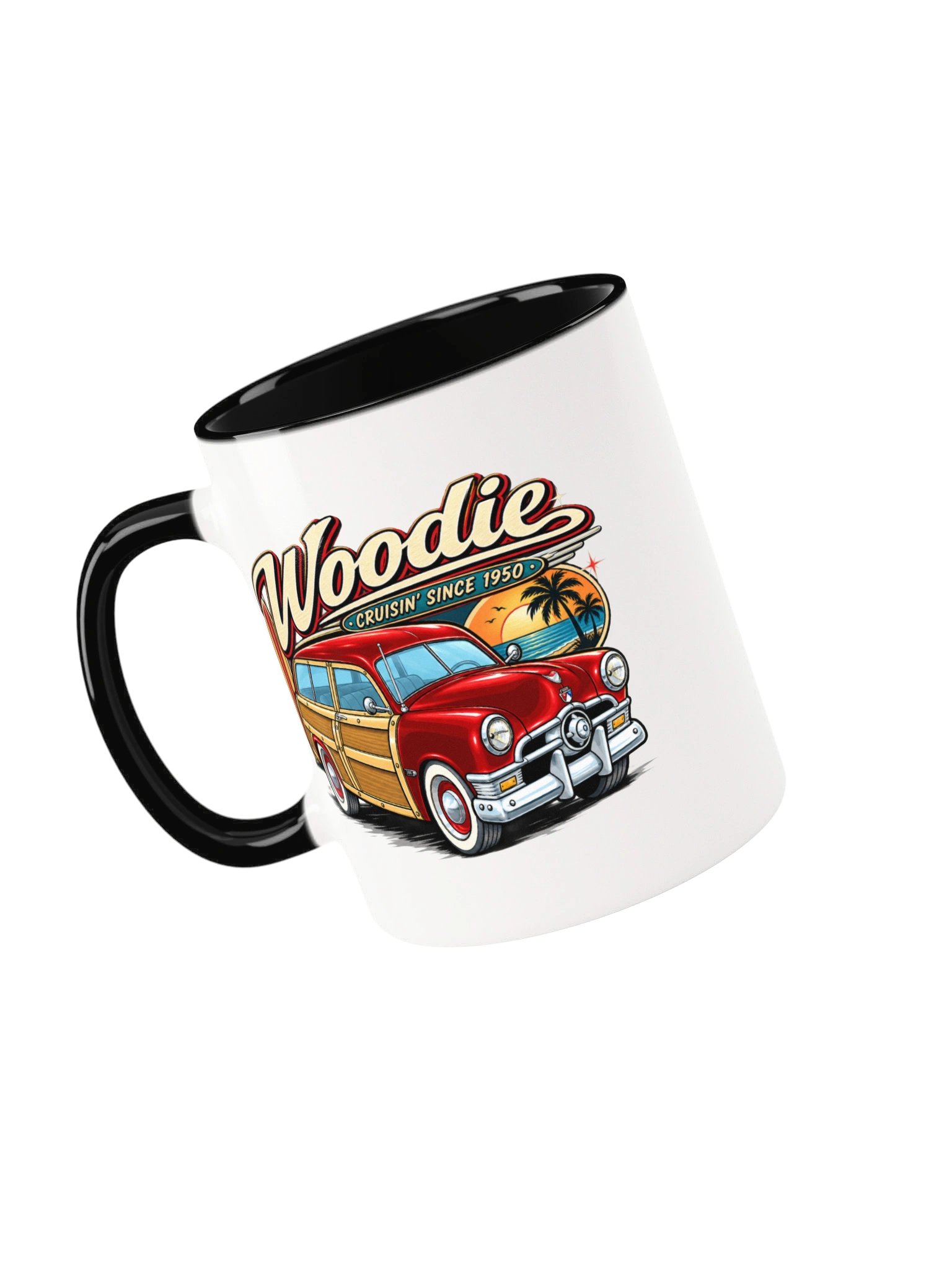Woody – Cruisin’ Since 1950 Color Accent Mug product image (22)