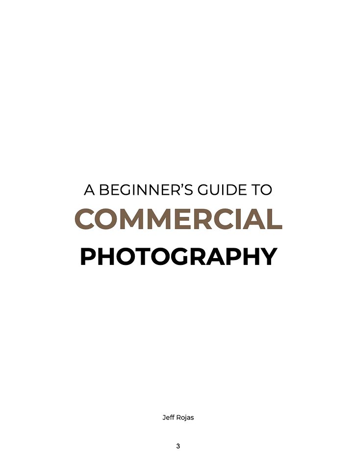 A Beginner's Guide to Commercial Photography product image (2)