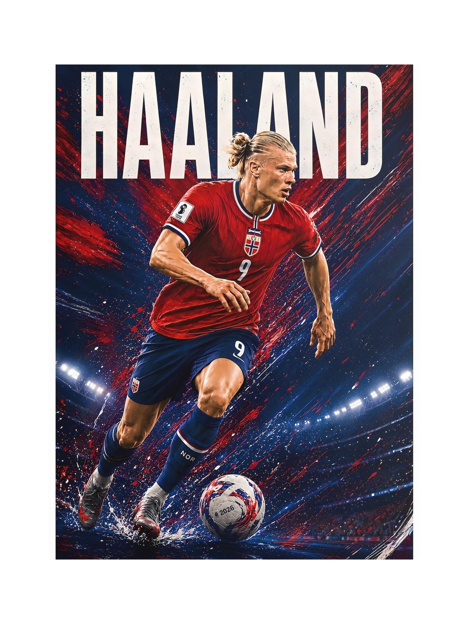 Erling Haaland Enhanced Matte Paper Poster Unframed product image (1)