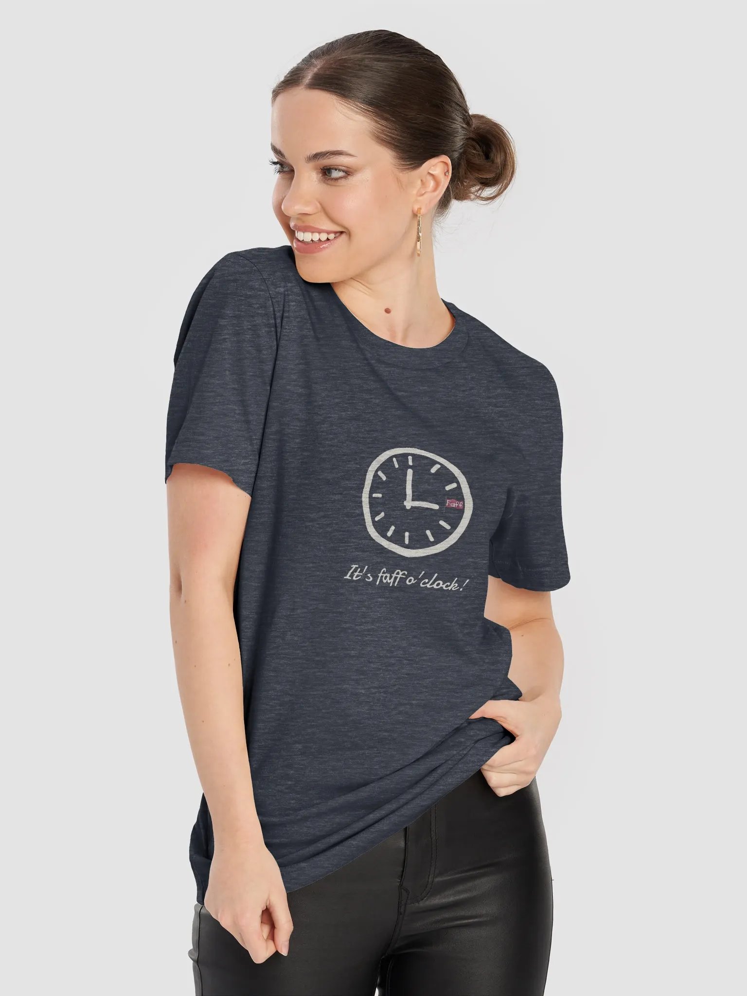 Faff o'clock t shirt (dark) product image (22)