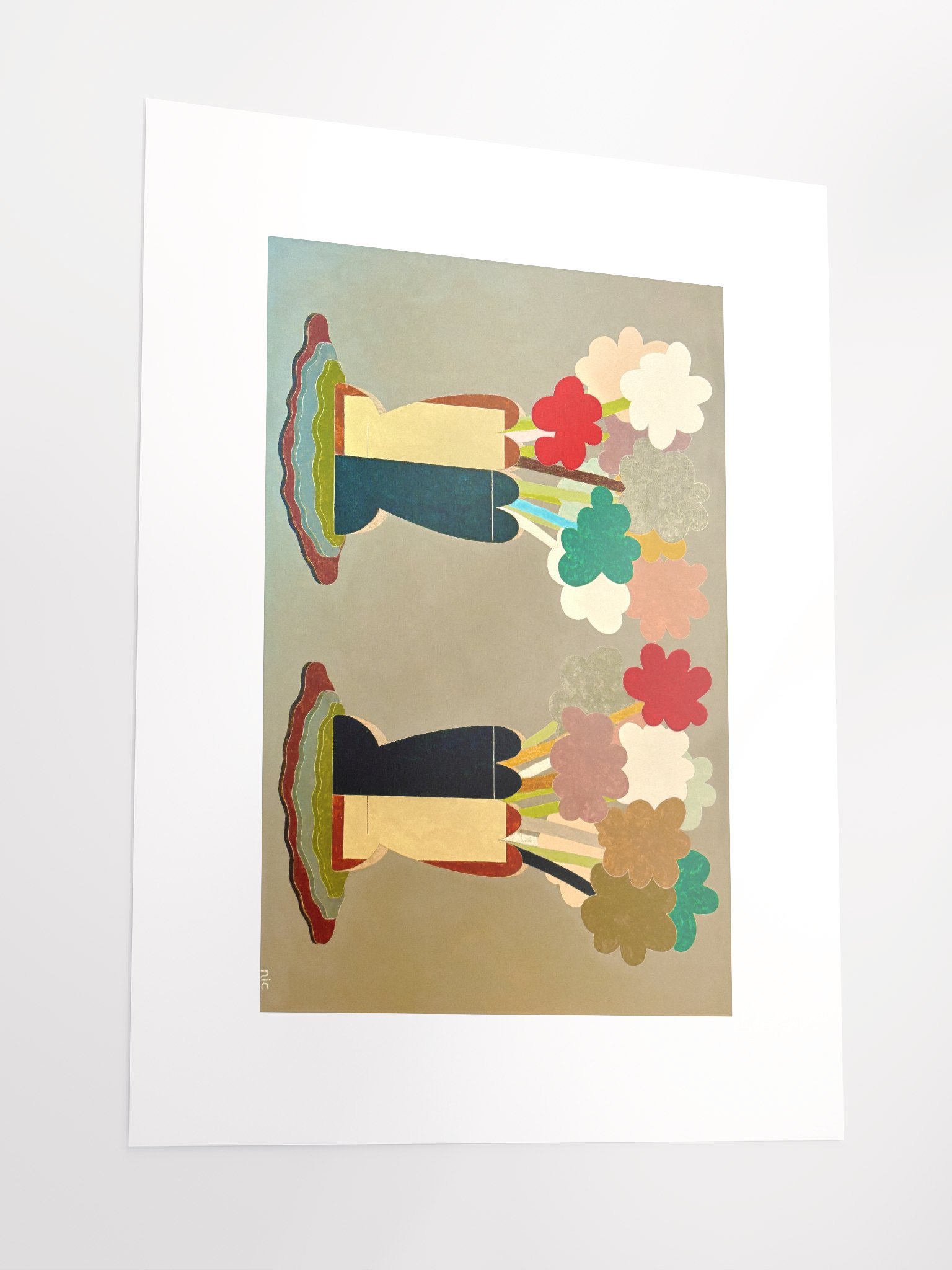 Two Flowers print product image (4)