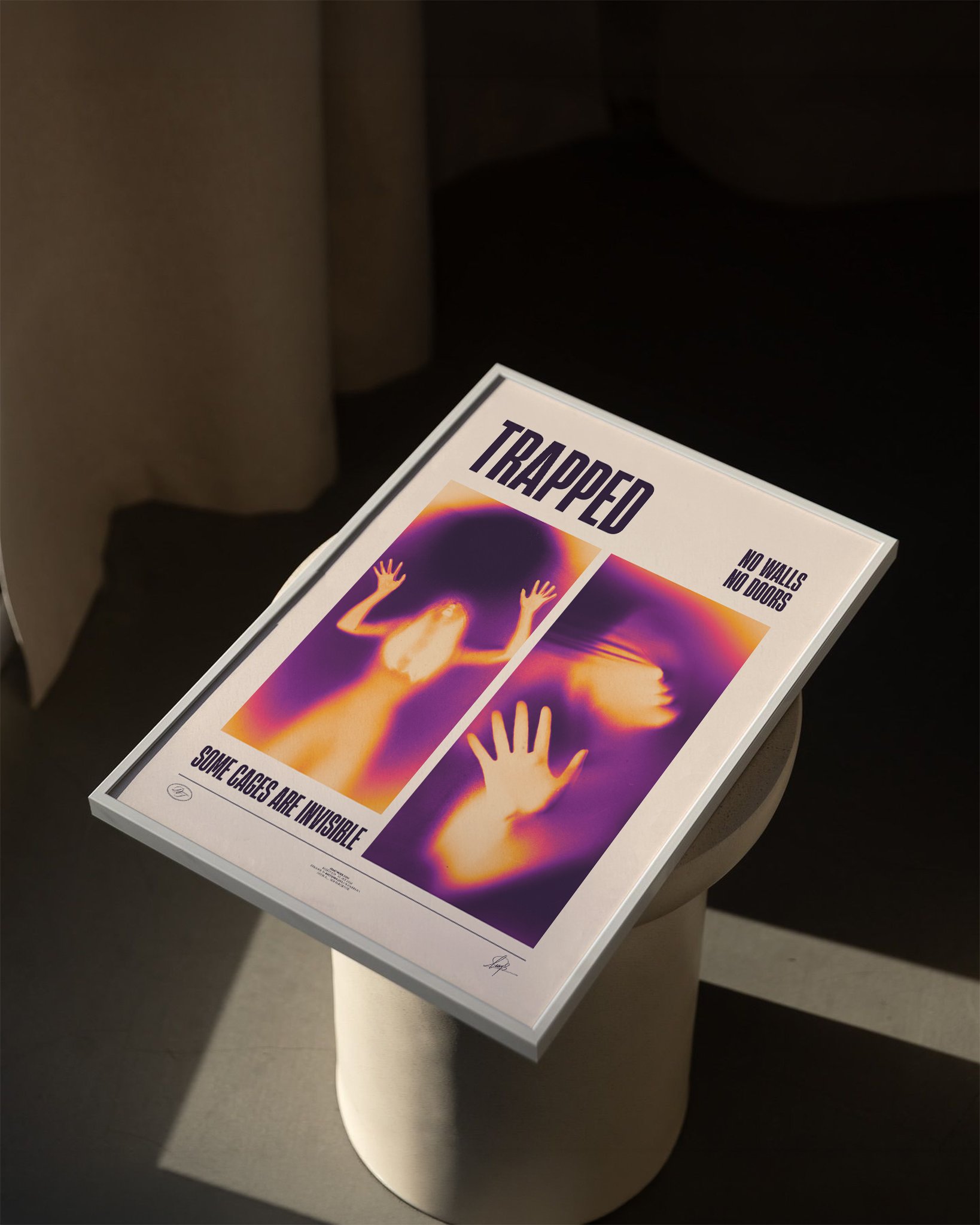"TRAPPED" Framed Poster product image (5)