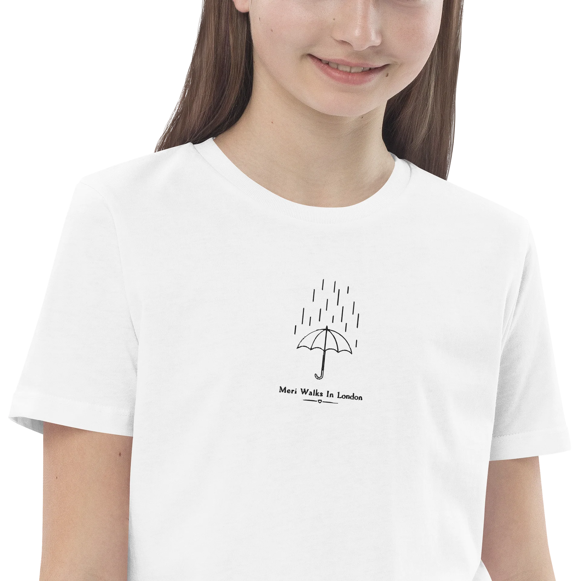 Stanley/Stella Organic Cotton Kids T-Shirt - Minimal Umbrella Design product image (10)