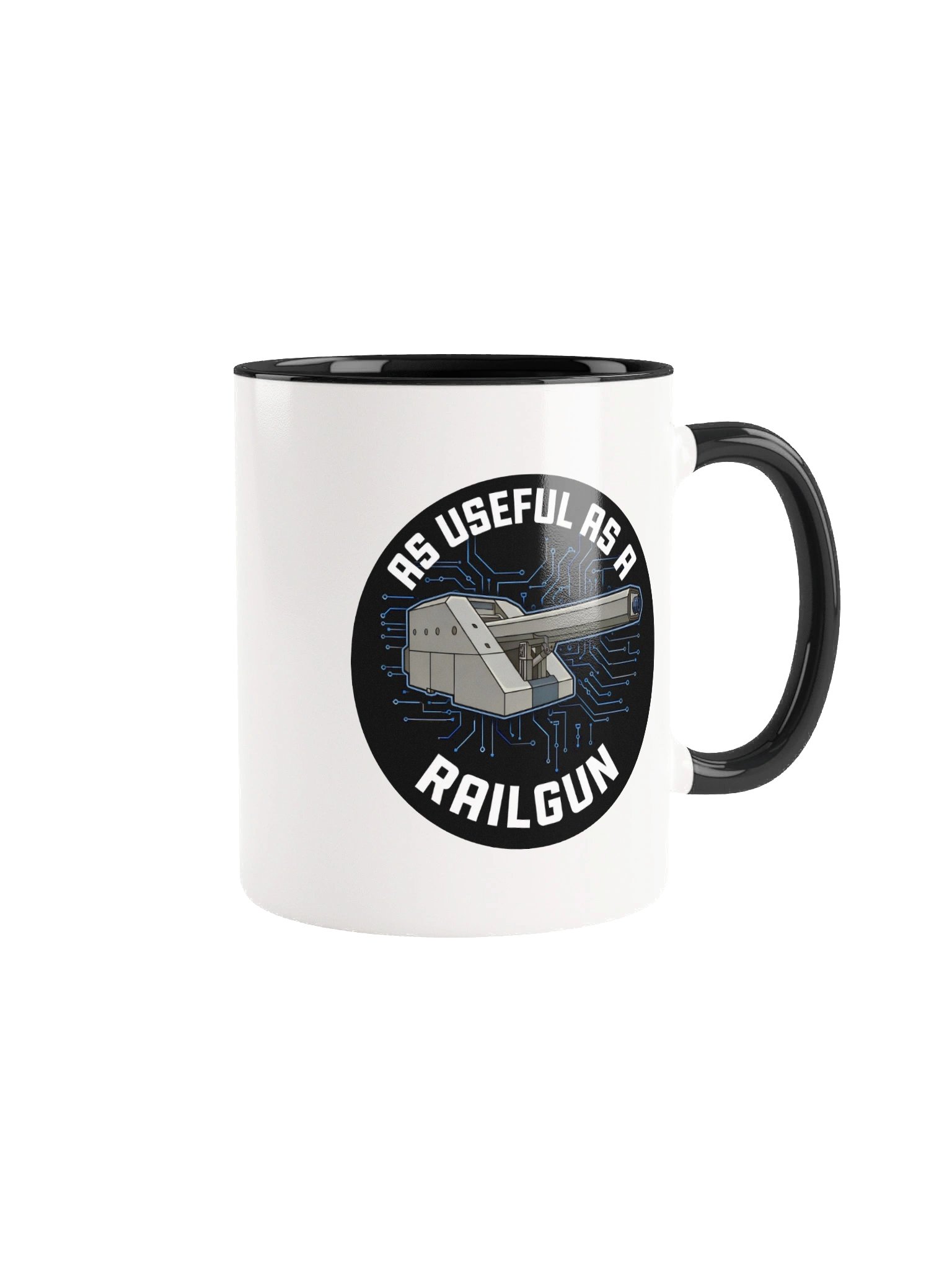 As Useful as a Railgun Mug — TG.MUG-01 product image (2)