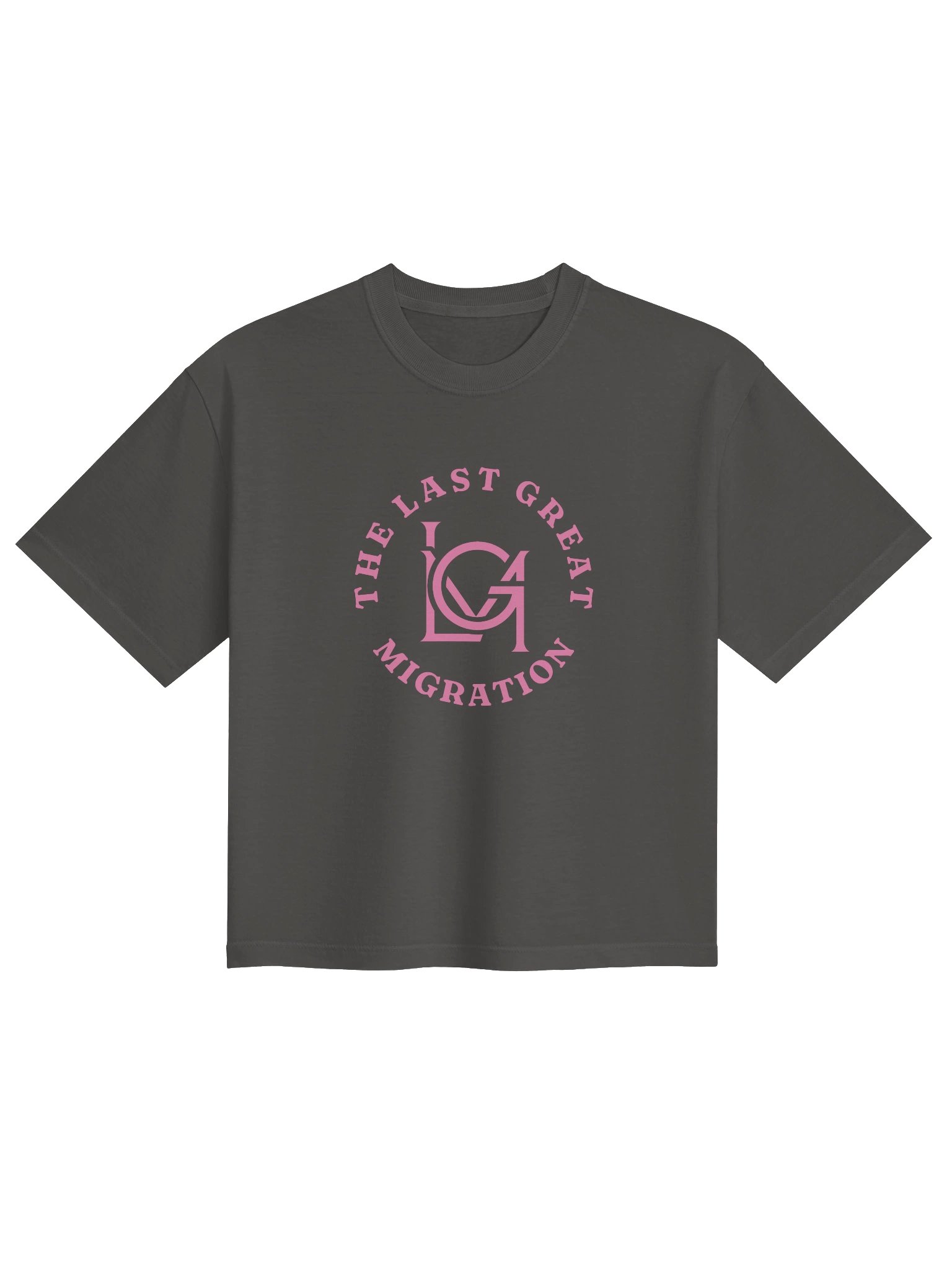 The Emblem Boxy Tee (Women's, Pink Logo) product image (1)